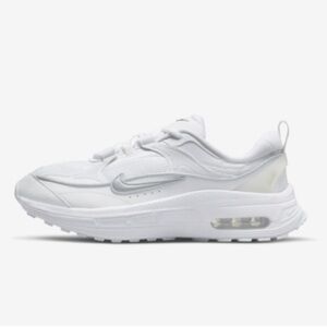 Nike White and Silver Athletic Shoes